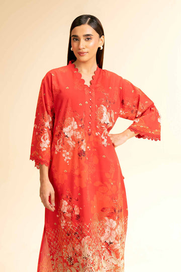 Nishat Linen 2 Piece - Digital Printed Embroidered Suit - 42501146 Online Shopping